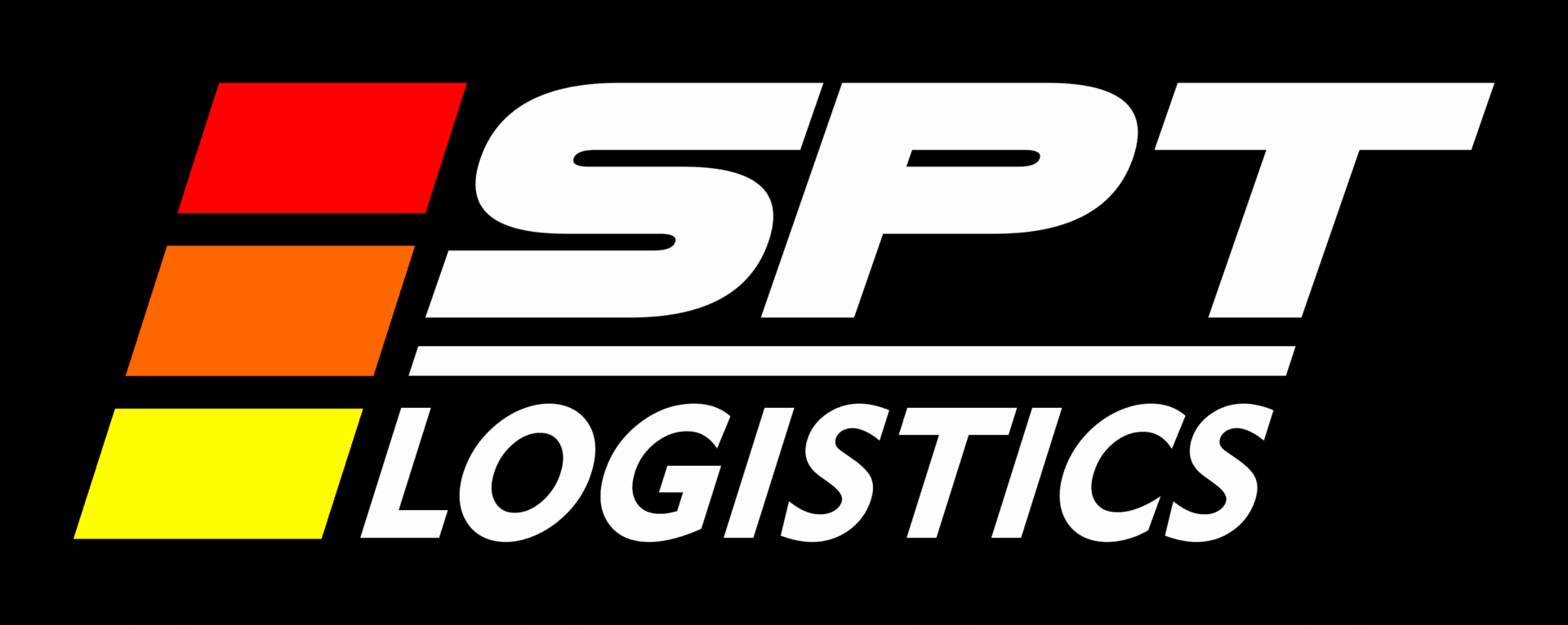 SPT Logistics - Logo - black background - RGB